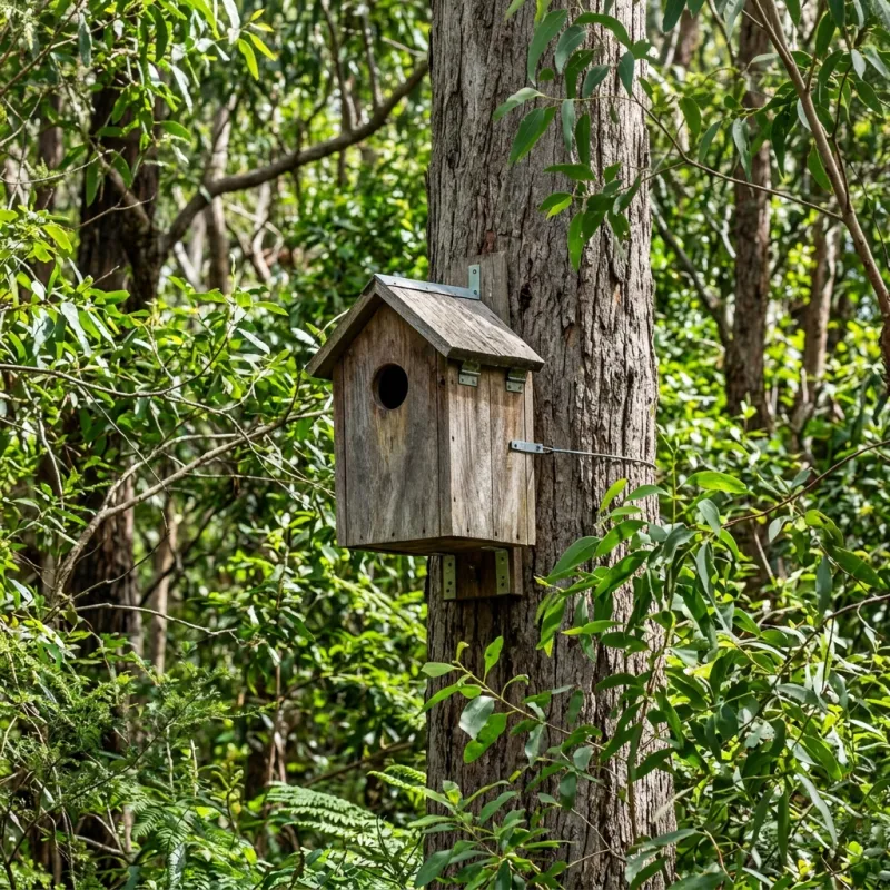Animal nesting box installed as a humane alternative to a Cranbourne West roof cavity